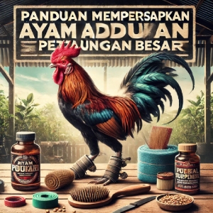 Panduan Mempersiapkan Ayam Aduan Sebelum Pertarungan Besar